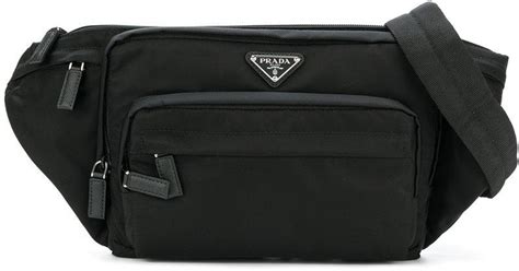 black prada belt bag|prada nylon waist bags.